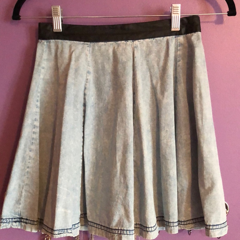 H&M Denim Skater Skirt